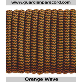 Orange Wave   Guardian Paracord 550 Type III 