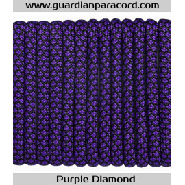Purple Diamond Guardian Paracord 550 Type III 