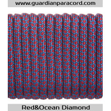 Red&Ocean Diamond Guardian Paracord 550 Type III 