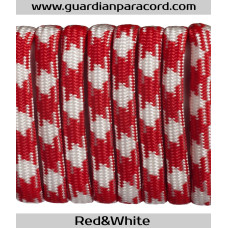 Red&White Guardian Paracord 550 Type III 