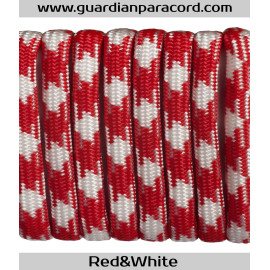 Red&White Guardian Paracord 550 Type III 