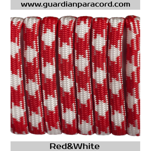 Red&White Guardian Paracord 550 Type III