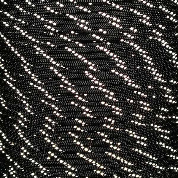 Black Guardian Paracord 550 Type III Reflective