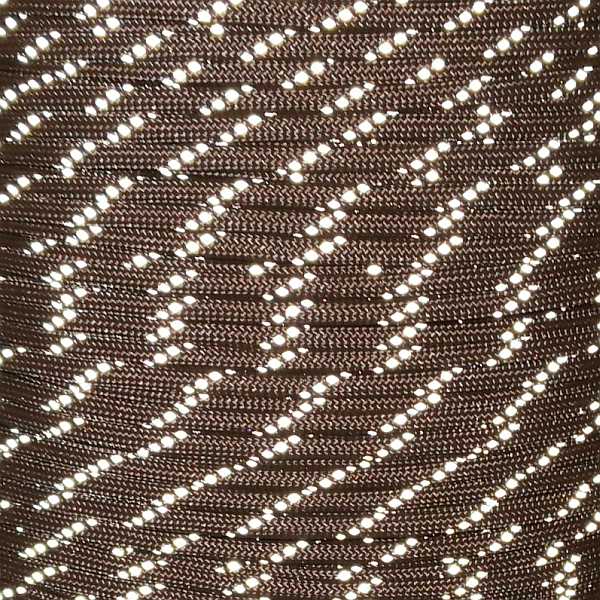 Chocolate Brown Guardian Paracord 550 Type III Reflective 