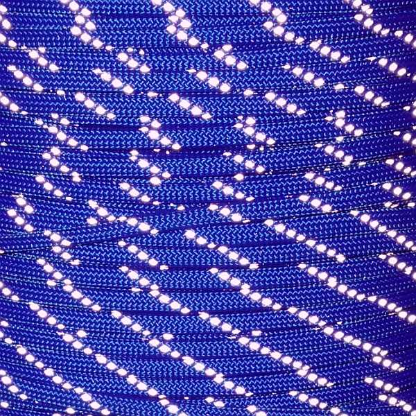 Electric Blue Guardian Paracord 550 Type III Reflective 