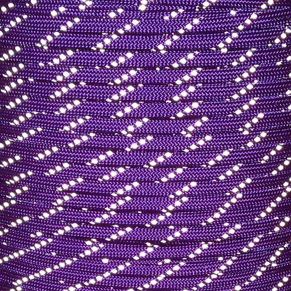 Purple Guardian Paracord 550 Type III Reflective 