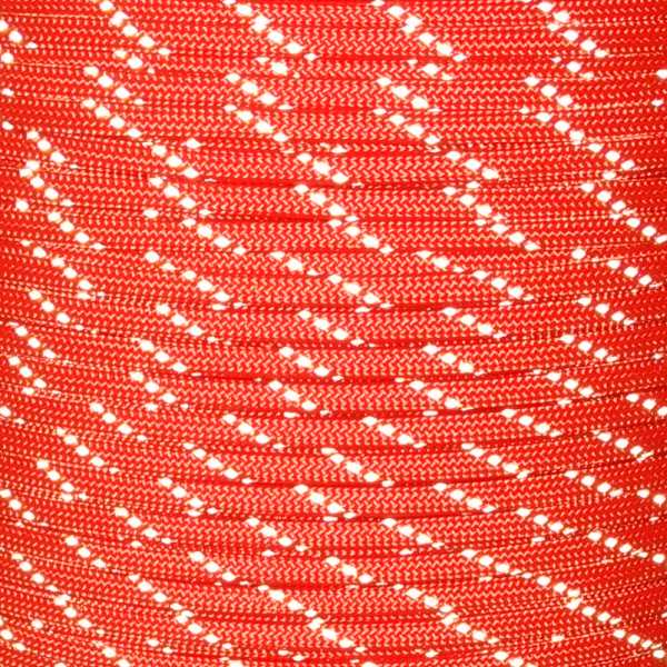 Safety Orange Guardian Paracord 550 Type III Reflective 