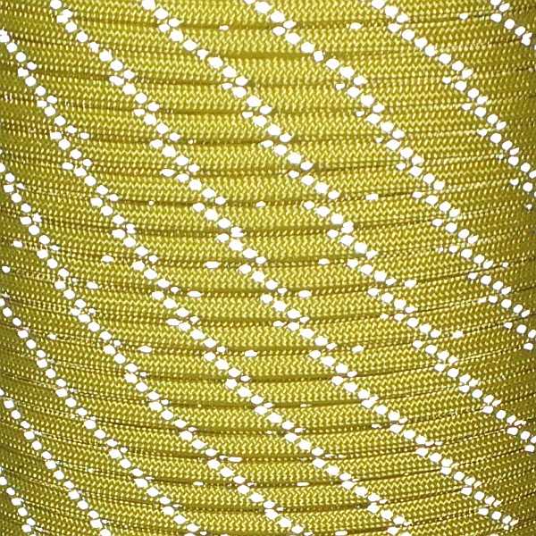 Yellow Guardian Paracord 550 Type III Reflective
