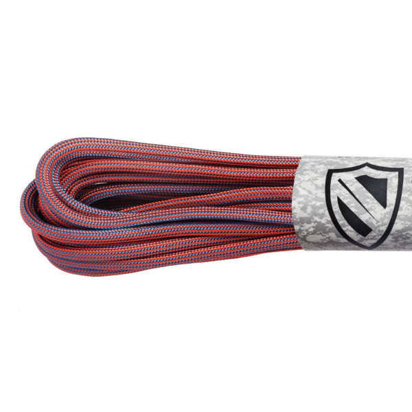 Safety Orange&Ocean Stripe Guardian Paracord 550 Type III