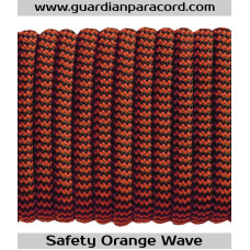 Safety Orange Wave Guardian Paracord 550 Type III Safety Orange Wave Guardian Paracord 550 Type III
