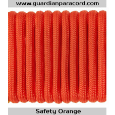 Safety Orange Guardian Paracord 550 Type III 