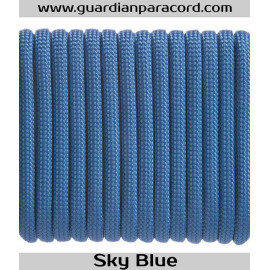 Sky Blue Guardian Paracord 550 Type III 
