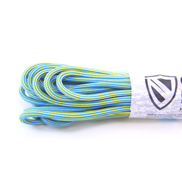 Yellow & Blue Stripe Guardian Paracord 550 Type III 