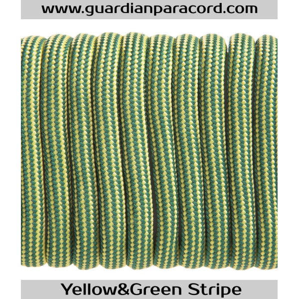 Yellow&Green Stripes Guardian Paracord 550 Type III